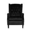 Mid-Century Modern Wingback Recliner Chair, Upholstered Lounge Chair for Living Room or Reading Corner - The Pop Home - 3 of 4