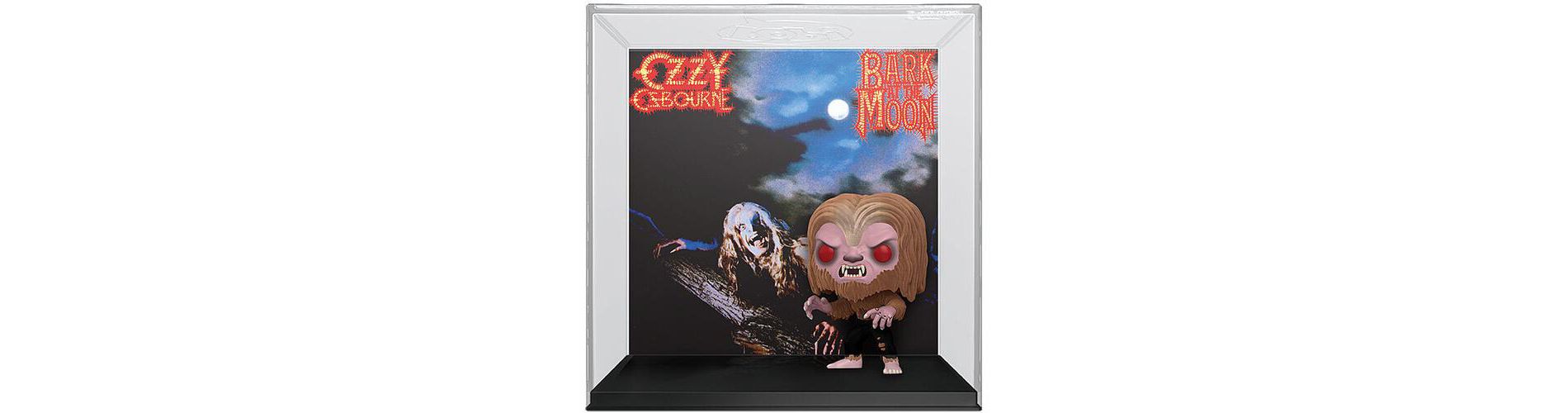 Funko - FUNKO POP! Cover with Case: Ozzy Osbourne - Bark at the Moon (Flocked)