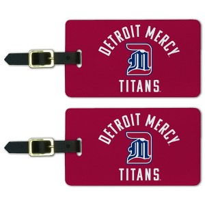 University of Detroit Mercy Titans Logo Luggage ID Tags Suitcase CarryOn Cards  Set of 2 - 1 of 4