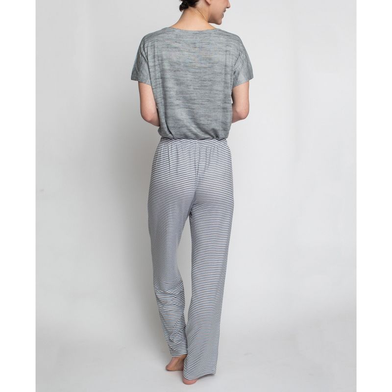 Hanes Morning Meditation Short Sleeve Pajama Set, 2 of 4