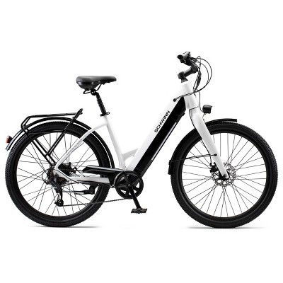 Schwinn Adult Coston Dx 27.5 Step Through Hybrid Electric Bike - White L/xl  : Target