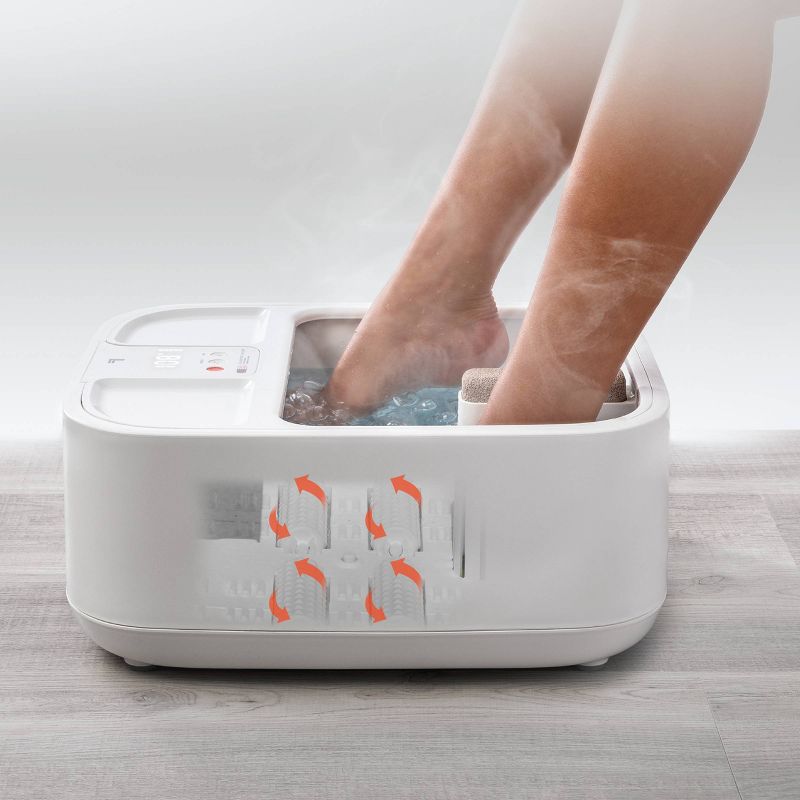 Sharper Image Massager Foot Bath Heating with LCD, 4 of 22