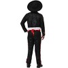 HalloweenCostumes.com Small   Men's Mariachi Costume & Sombrero Hat,  Halloween or Mexican Holidays, Black/Green/Red - 2 of 4