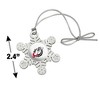 Minnesota State University Moorhead Primary Logo Metal Snowflake Christmas Tree Holiday Ornament - 3 of 3