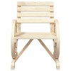 vidaXL Patio Chair 22.8"x22.8"x30.9" Solid Wood Fir - 4 of 4
