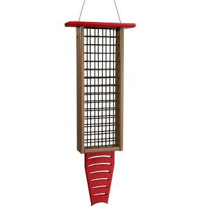 JCS Wildlife Recycled Suet Feeder w/ Tail Prop - 1 of 4