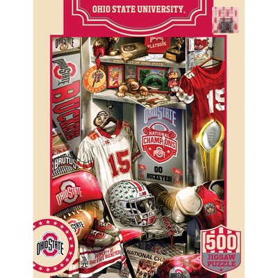 MasterPieces 500 Piece Puzzle - Ohio State Buckeyes Locker Room - 15"x21"