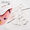 John Bead Must Have Findings Metal Pewter 11mm Toggle Clasps for Jewelry Making Findings, 9 Pieces - 2 of 4