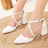 Dolly - Ivory Bridal Low Heels | Forever & Always Shoes - 4 of 4