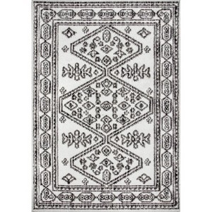 Nuloom Transitional Medallion Tamar Transitional Indoor Area Rug - Grey 6' 7" x 9' - 1 of 4