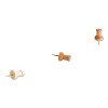 U Brands Fashion Push Pins Wood Assorted 3/8" 100/Pack 3085U06-24 - 2 of 4