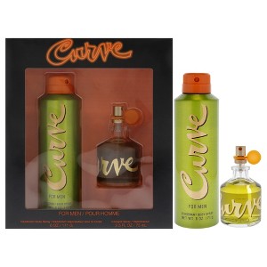 Curve by Liz Claiborne for Men - 2 Pc Gift Set 2.5oz Cologne Spray, 6oz Deodorant Body Spray - 1 of 1