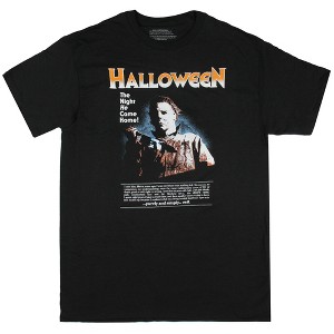 Halloween Men's Michael Myers Night He Came Home Short Sleeve Adult T-Shirt - 1 of 4