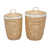 Set of 2 Sea Grass Storage Baskets Natural - Olivia & May - image 2 of 4