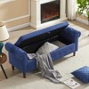NicBex 63 Inch Storage Ottoman,Entryway Bench with Wood Legs for Bedroom and Living Room - 2 of 4