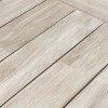 GDFStudio Bowman Outdoor Modern Industrial Acacia Wood 71" W Dining Table with Metal Legs - 4 of 4