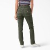 Dickies Women's Slim Straight Fit Roll Hem Carpenter Pants - 2 of 3