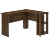 PAGED L Shaped Computer Desk, Simple Modern Office Desk with 2 Storage Shelves for Office, Study - 4 of 4