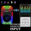 TOPTECH STAR-115 15'' Portable Bluetooth Speaker with Flame Lights & Powerful Sound - 4 of 4
