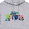 Men's - Zootopia - Nick, Judy, And Friends -Mens Long Sleeve Fleece Pullover Hoodie Graphic Fleece Pullover Hoodie - 2 of 4