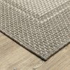 Oriental Weavers Caicos CA03N Grey/ Light Grey Indoor/Outdoor Area Rug - 1'10" x 7'6" - 2 of 4