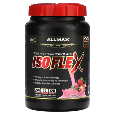 ALLMAX ISOFLEX®, Pure Whey Protein Isolate, Strawberry, 2 lbs (907 g)