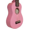 Sawtooth Basswood Soprano Ukulele, Pink, w/ Nylon Bag, Pitch Pipe & Quick Start Guide - 3 of 4