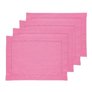 Solino Home Linen Classic Hemstitch Placemats - 1 of 4