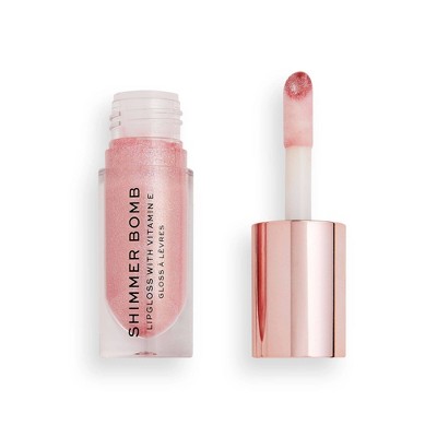 Makeup Revolution Shimmer Bomb Lip Gloss - 0.15 fl oz