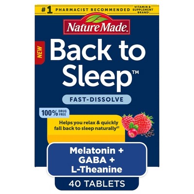 Nature Made Back to Sleep Supplements - 40ct