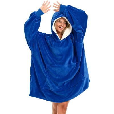 ADR Adult Wearable Blanket, Sweater Hoodie, Blanket with Sleeves for Men & Women Oversized Sweatshirt
