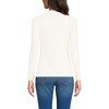 Lands' End Women's Polished Rib Tie Henley Top - 2 of 3