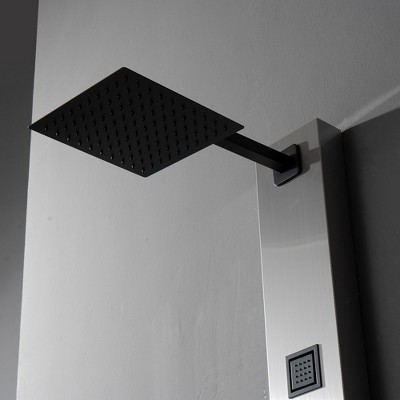 Stainless Steel Multi-Function Shower Panel with Jets and Handheld