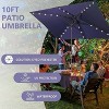 Heynemo Large Outdoor Patio Umbrella with Push Button Tilt - 3 of 4