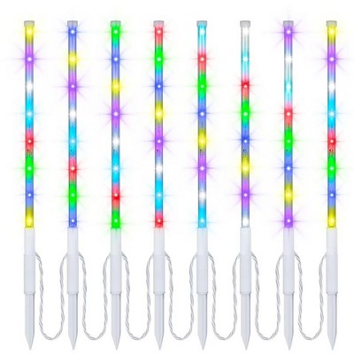 Gemmy Orchestra of Lights 8 LED Color-Changing Tube Lights Pathway Markers