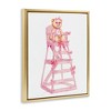 Stupell Industries Teddy Bear Life Guard Floating Frame Canvas Art - 2 of 4