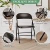 coucheta Meta lFolding Chairs Set of 2,Portable Kitchen Chair 
Foldable ，350lb Weight - 4 of 4