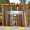 NICETOWN Outdoor Blackout Curtains Low-Density Top & Bottom Design - 2 of 4
