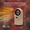 LivePure LP2200 Turbine Vortex Auto-Duster Ceramic Heater – 1500W, Remote Control, 12-Hour Timer Digital Thermostat, 60° Oscillation - 2 of 4