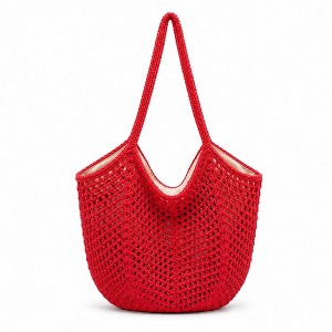 Alilang Woven Shoulder Bag - Lightweight Summer Tote for Beach and
