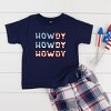 The Juniper Shop Howdy Flag Stacked Toddler Short Sleeve Tee - 2 of 2