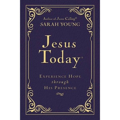 Jesus Today - by  Sarah Young (Leather Bound)