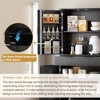 Kumasinova 72" Fluted Kitchen Storage Cabinets with 3 Drawers,Pantry Cabinet with 6 Shelves,Freestanding Storage Cabinet for Kitchen,Dining Room - 4 of 4