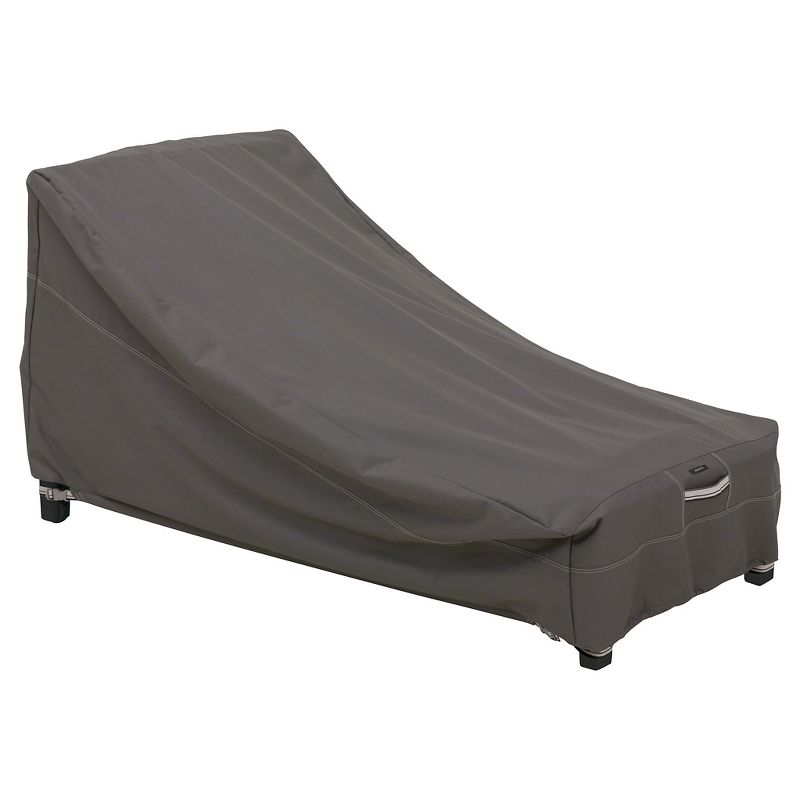 Ravenna Large Patio Day Chaise Cover - Dark Taupe - Classic Accessories, 1 of 12