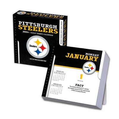 NFL Pittsburgh Steelers 2024 Wall Calendar 