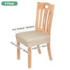 Unique Bargains Polyester Spandex Waterproof Durable Dining Chair Slipcovers - 3 of 4