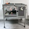 Aivituvin Small Rabbit Hutch with Pull Out Tray (Inner Space 6.49ft²)-AIR53 - 2 of 4