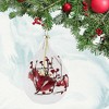 Enesco 5.0 Inch Cardinal In Teardrop Ornament Department 56 Tree Ornaments - 3 of 3