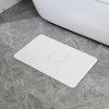 J&V TEXTILES Stone Bath Mat Diatomaceous Earth Shower Mat Non-Slip Super Absorbent Diatomite Stone Mats for Bathroom Floor Quick-Drying Easy to Clean - 2 of 4