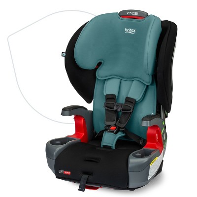 Britax Grow with You ClickTight Harness-to-Booster Contour SafeWash Convertible Car Seat - Green